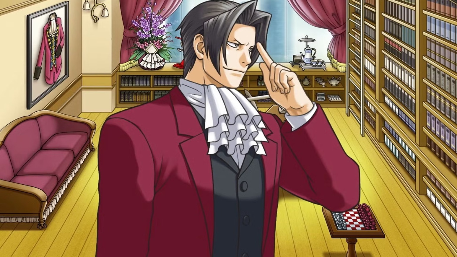 Cropped Miles Edgeworth Ace Attorney Investigations