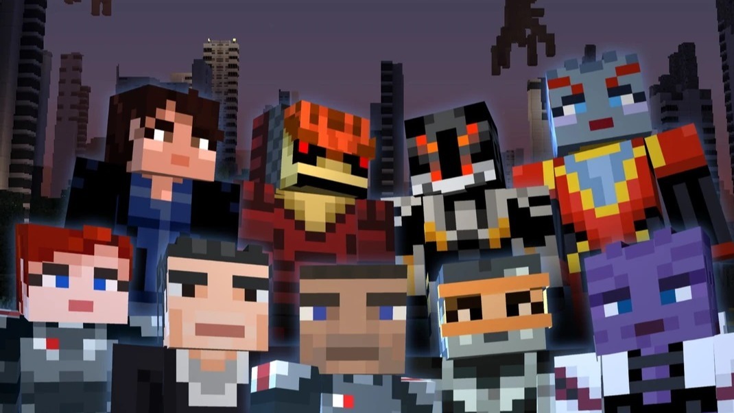 Cropped Minecraft x Mass Effect