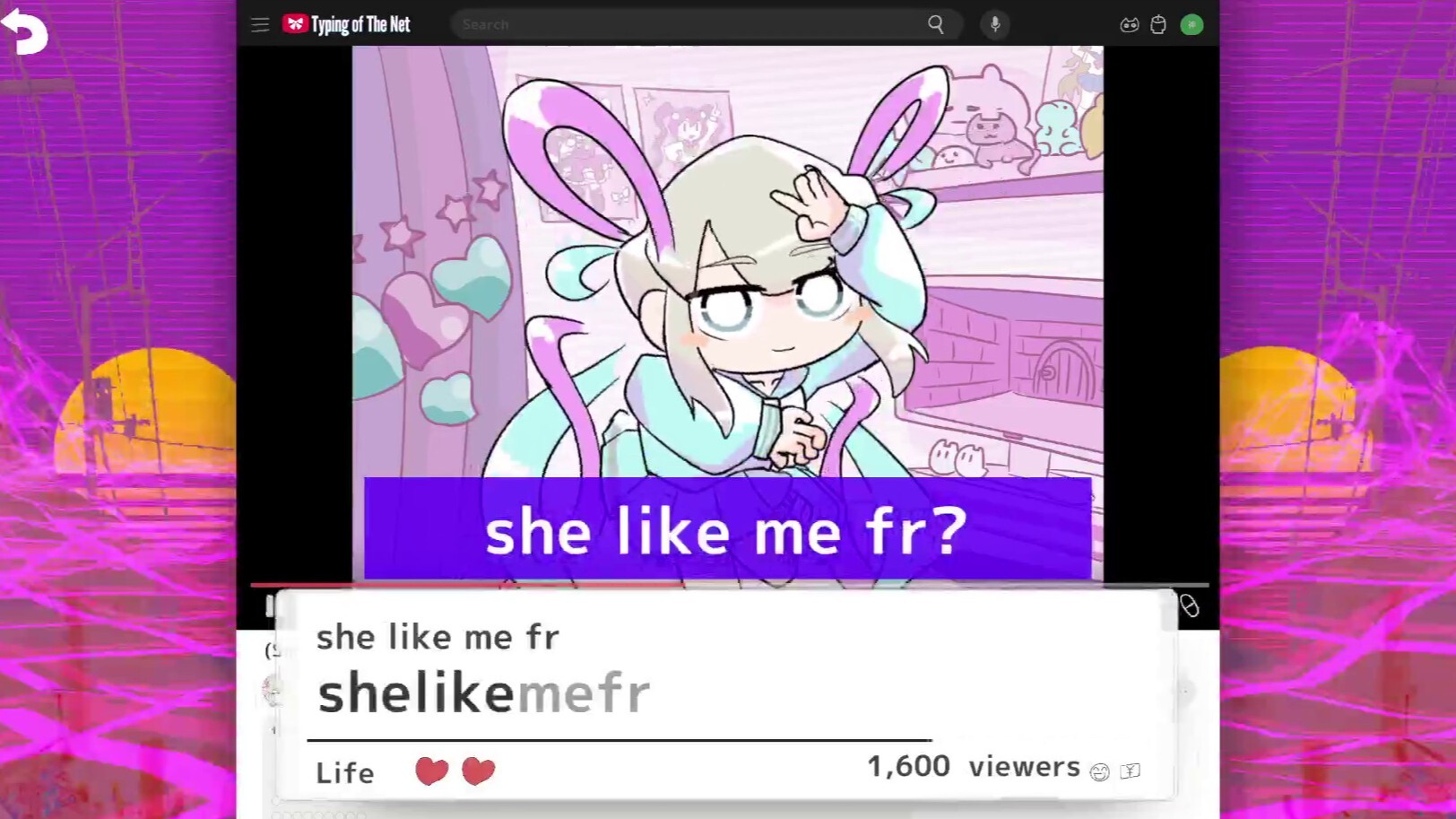 Cropped NEEDY STREAMER OVERLOAD Typing of The Net