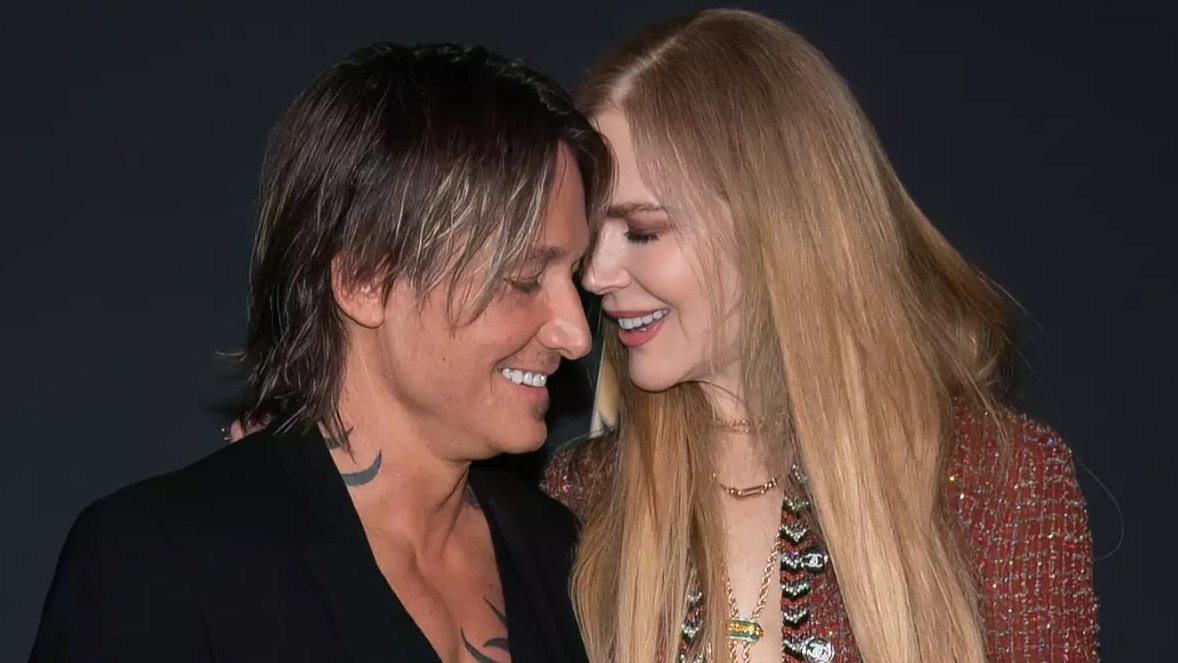 Cropped Nicole Kidman and Keith Urban