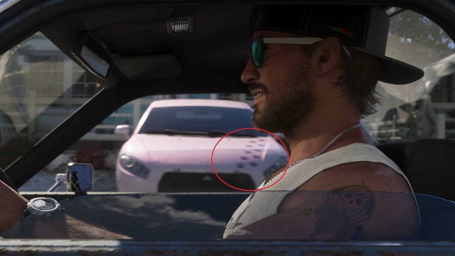 Cropped Pink car hints at return of vehicle customization