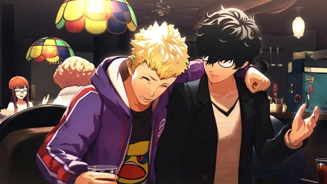 Cropped Ren And Ryuji Persona 5 2016