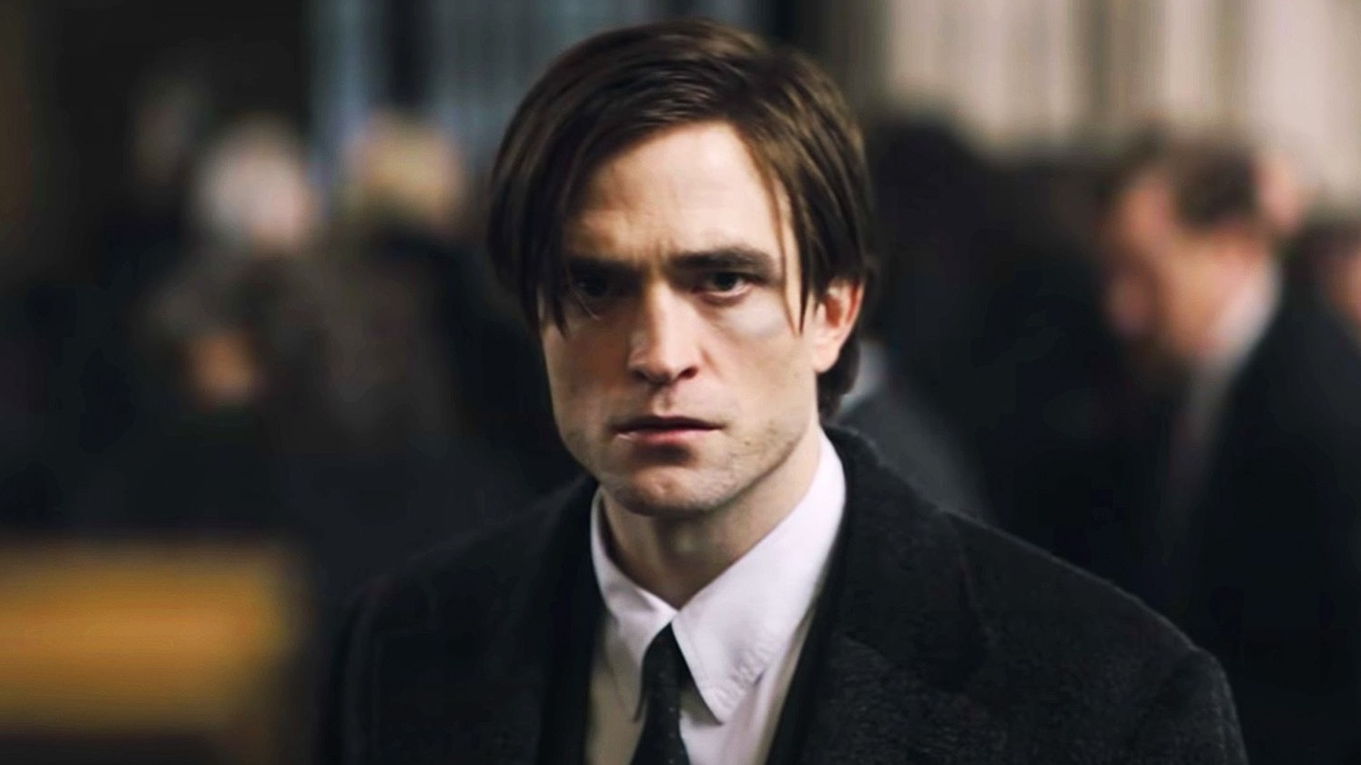 Cropped Robert Pattinson Bruce Wayne