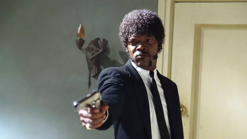 Cropped Samuel L Jackson Pulp Fiction