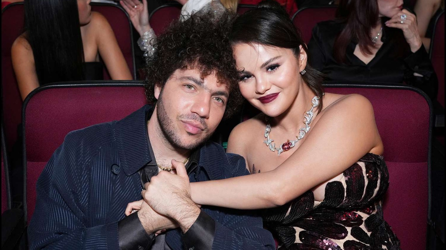 Cropped Selena Gomez and Benny Blanco