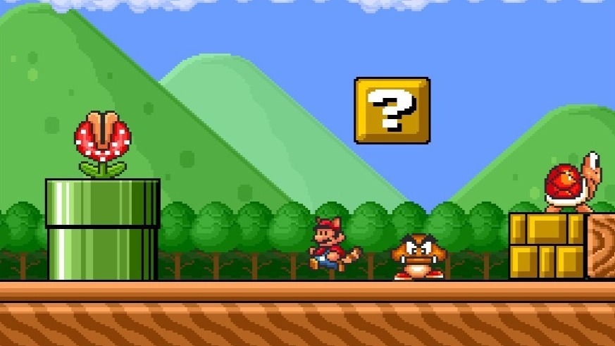 Cropped Super Mario All Stars SNES