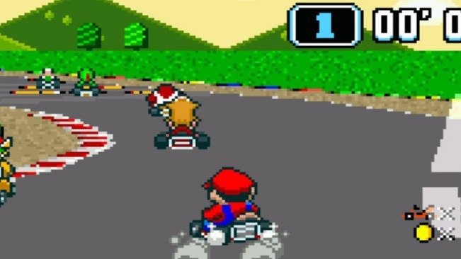 Cropped Super Mario Kart