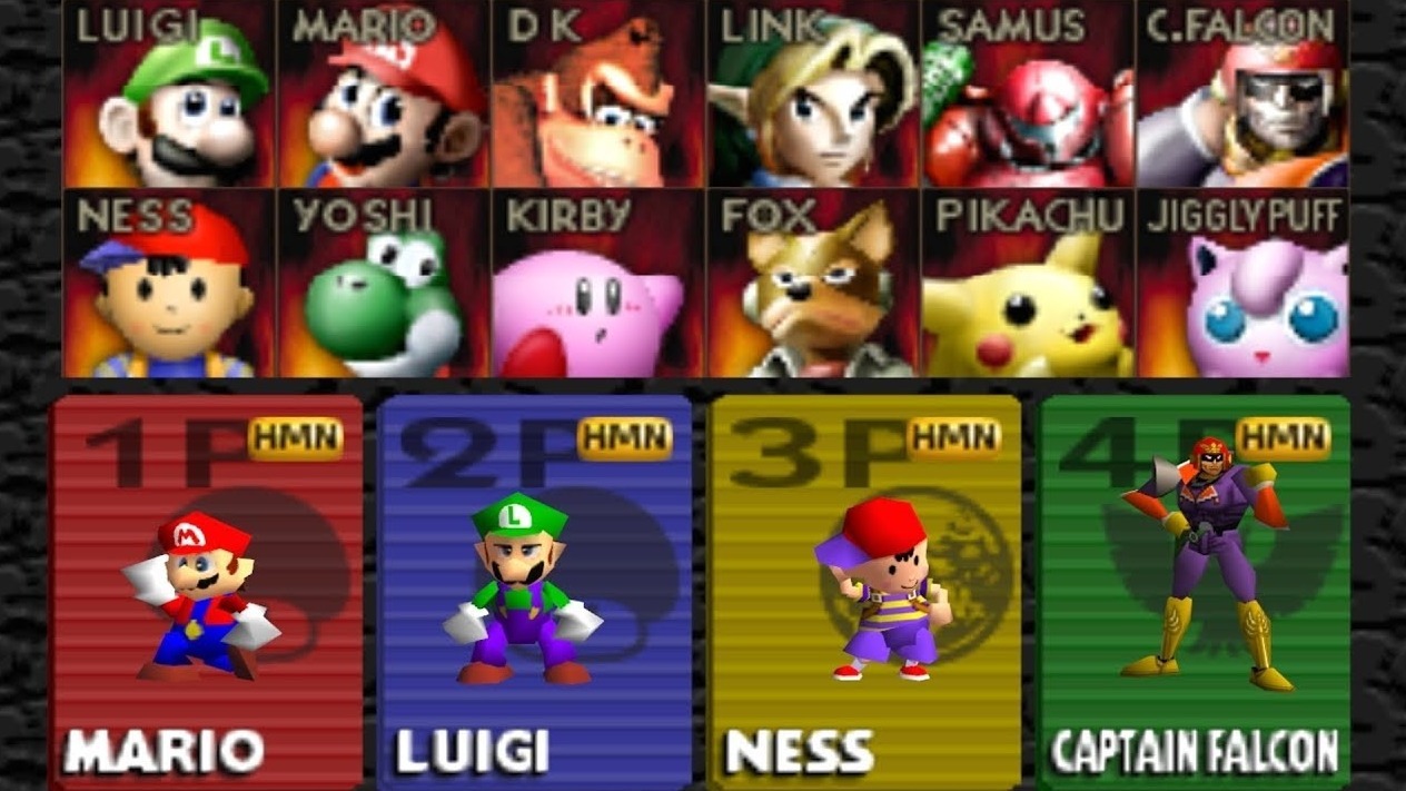 Cropped Super Smash Bros 1999