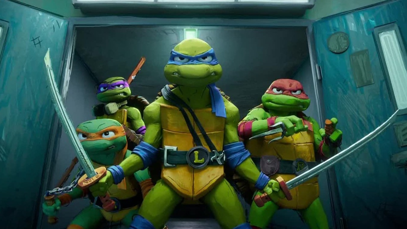 Cropped Teenage Mutant Ninja Turtles Mutant Mayhem 2023