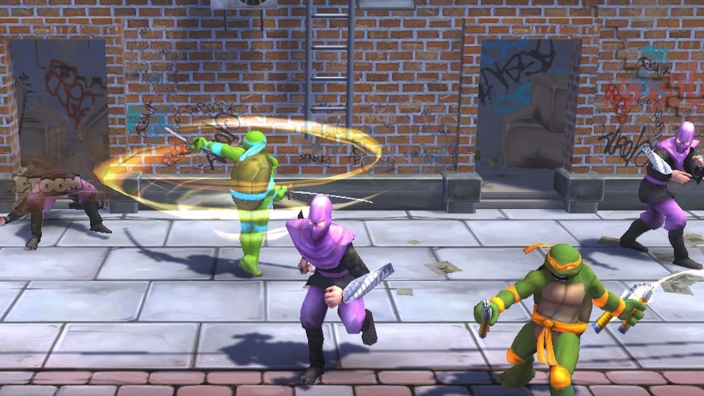 Cropped Teenage Mutant Ninja Turtles Turtles in Time Re Shelled 2009