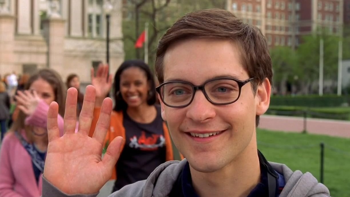 Cropped Tobey Maguire Spider Man