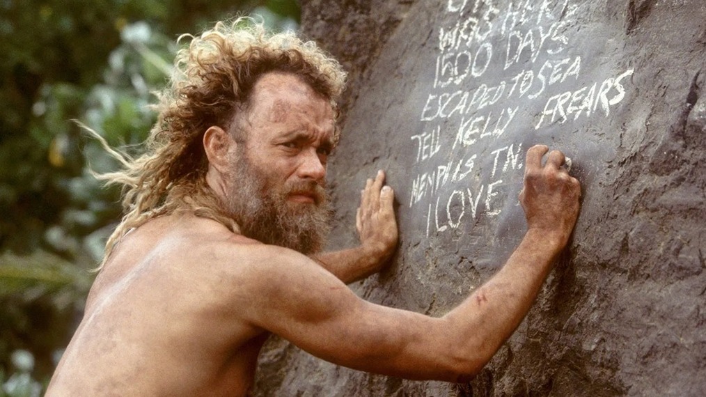 Cropped Tom Hanks Cast Away 2000