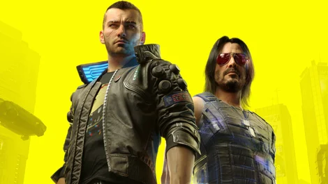 Cropped V and Johnny Silverhand Cyberpunk 2077