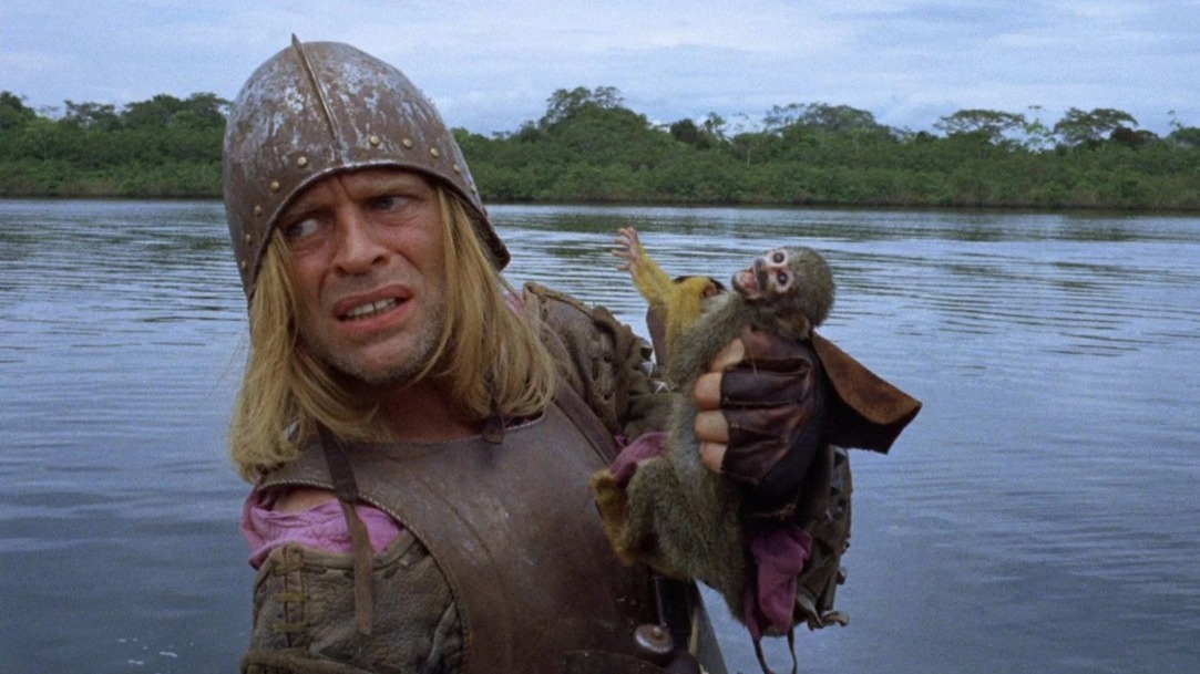 Cropped Werner Herzog and Klaus Kinski Aguirre the Wrath of God
