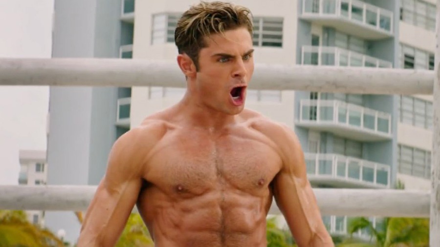 Cropped Zac Efron Baywatch 2017