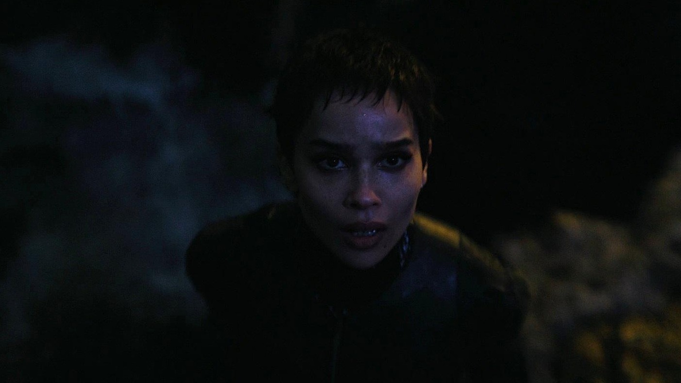 Cropped Zoë Kravitz in the batman