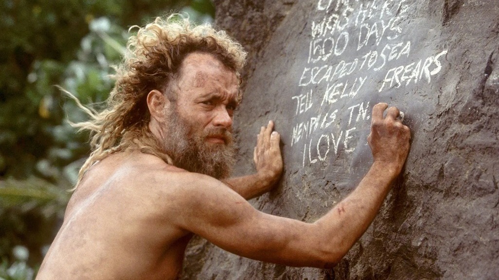 Cropped cast away 2000