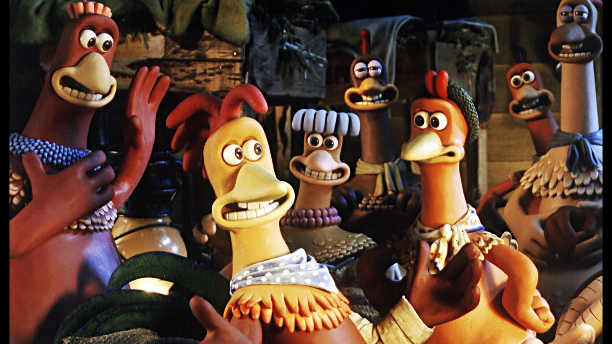 Cropped chicken run