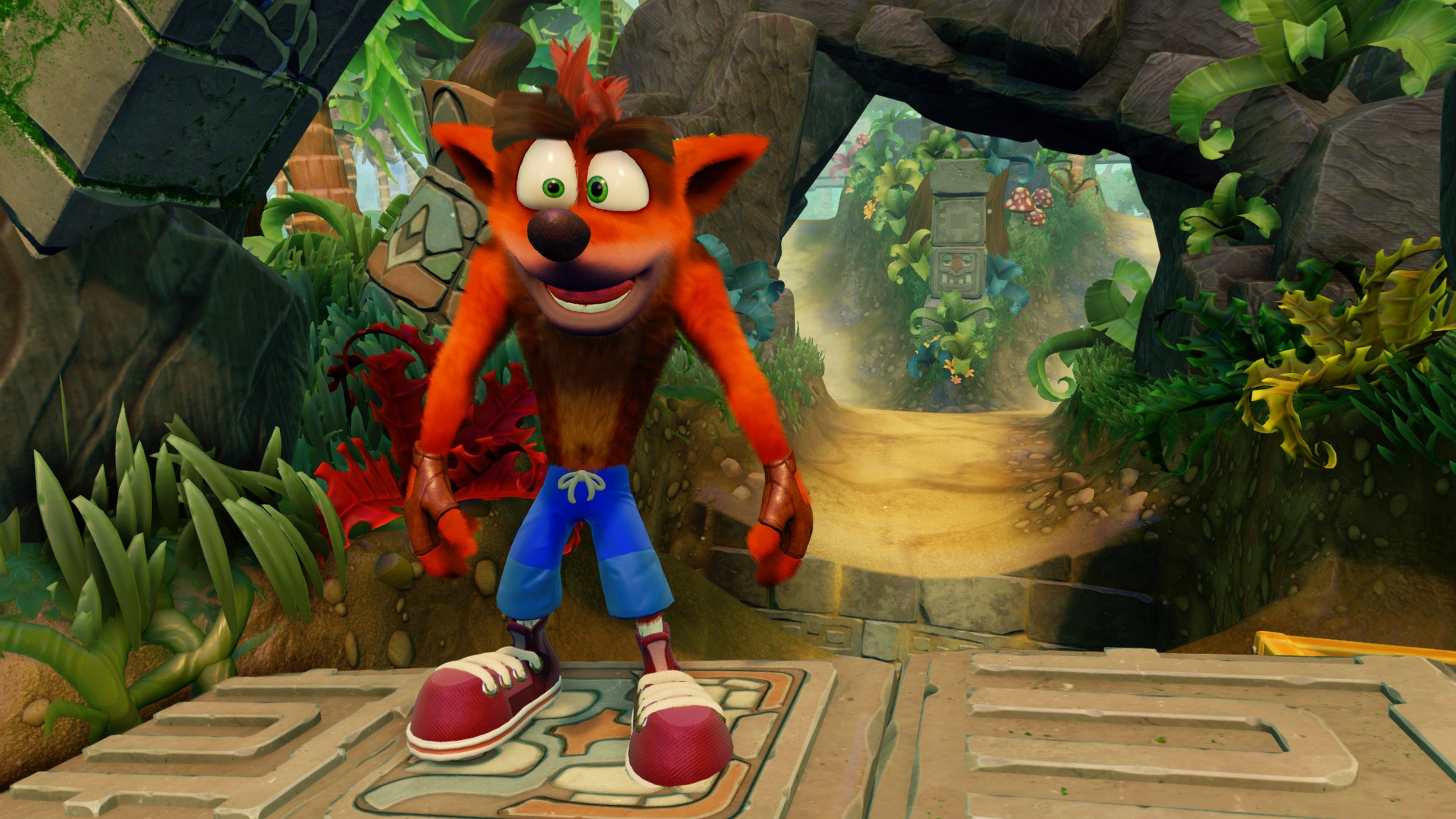 Cropped crash bandicoot