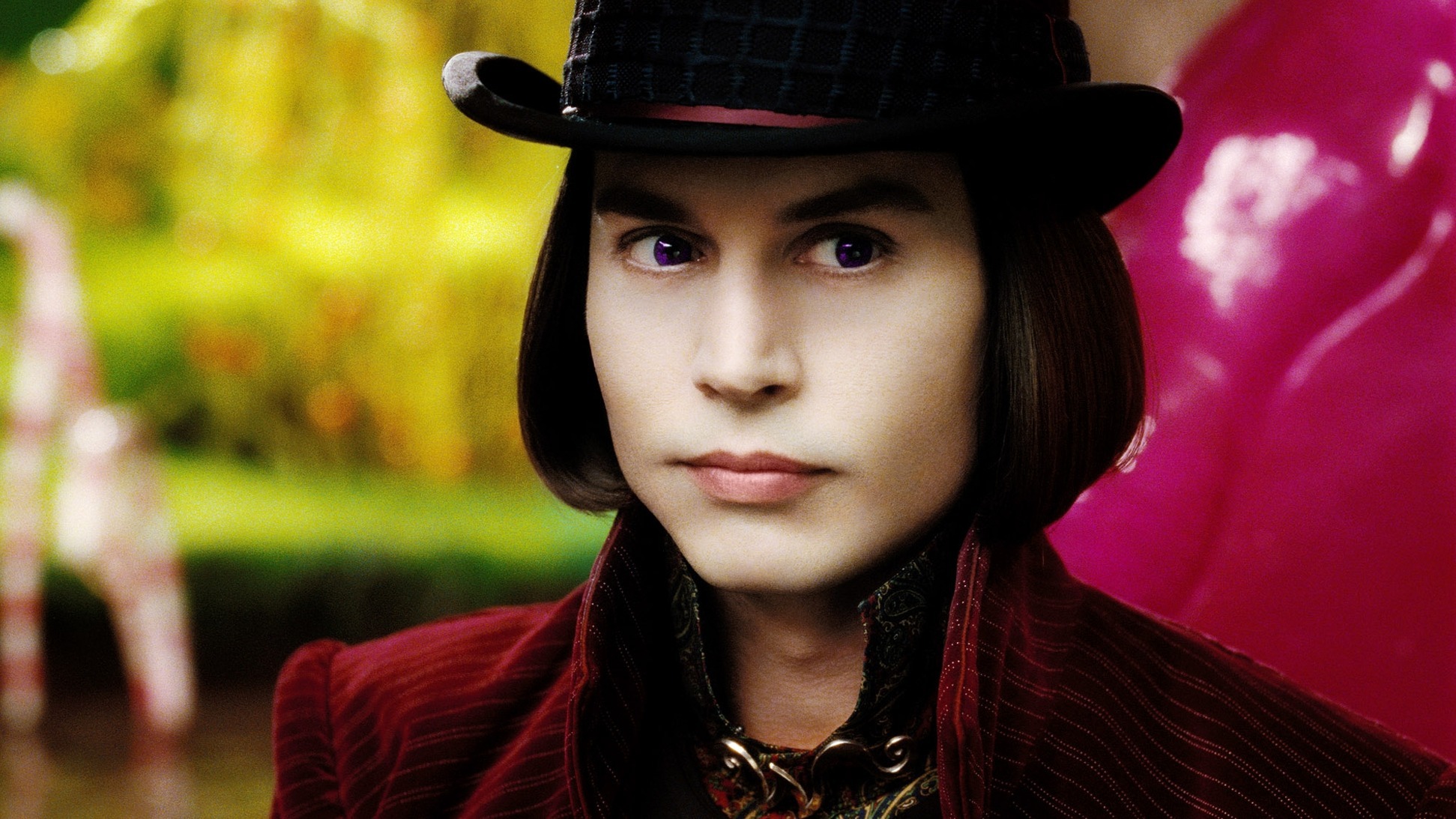 Cropped johnny depp Charlie and the Chocolate Factory 2005