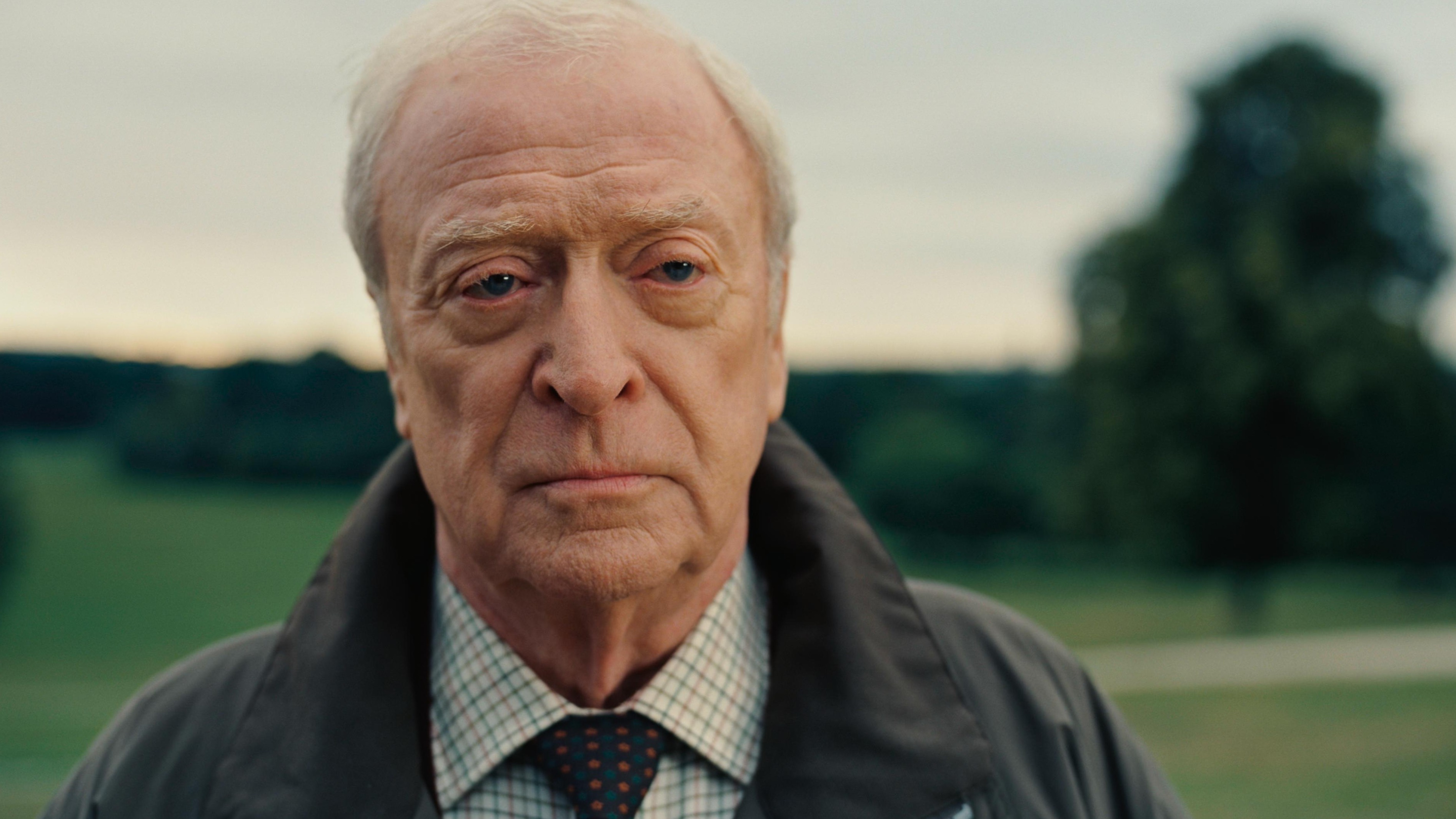 Cropped michael caine the dark knight