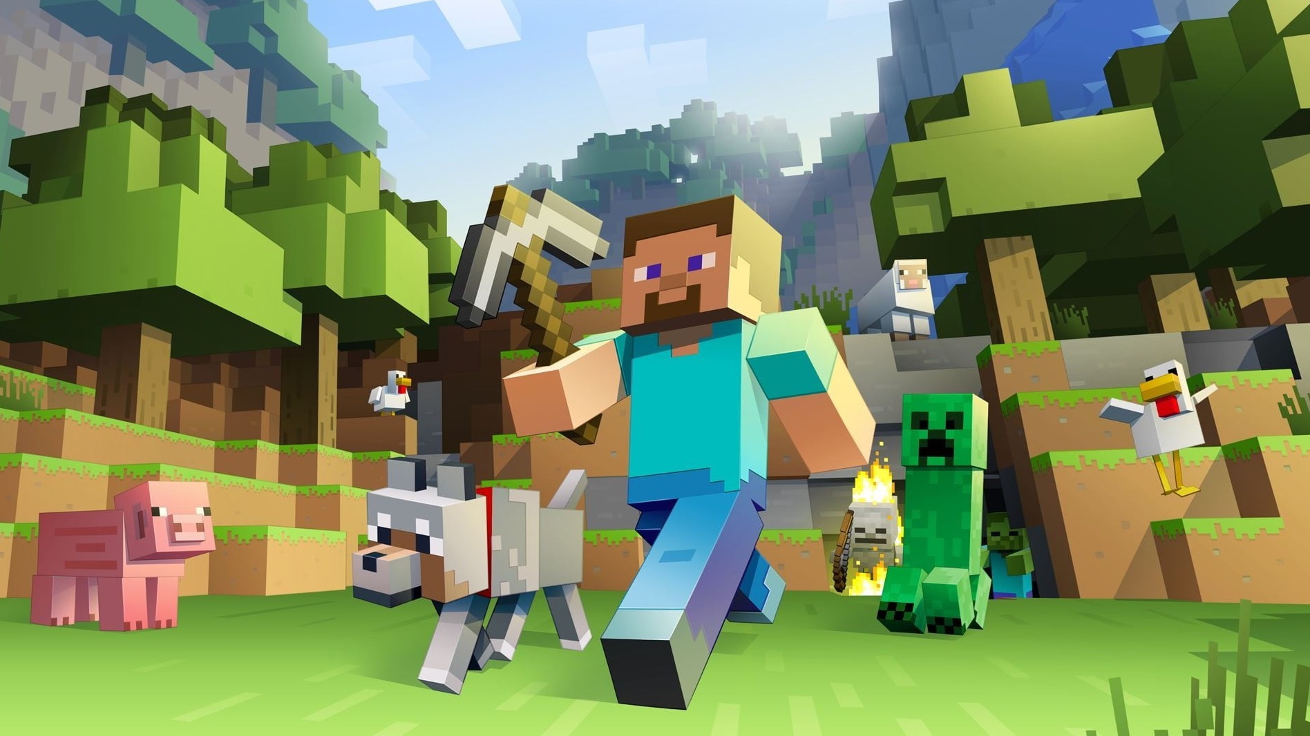 Cropped minecraft