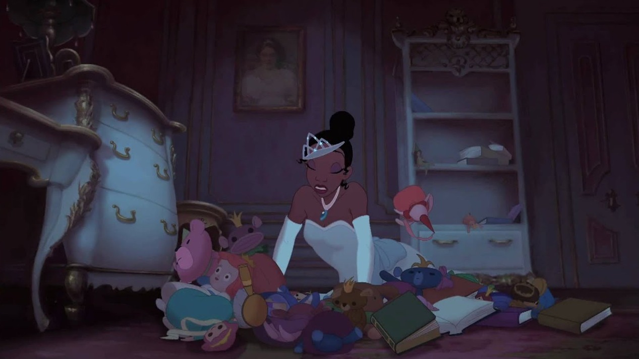 Cropped princess and the frog