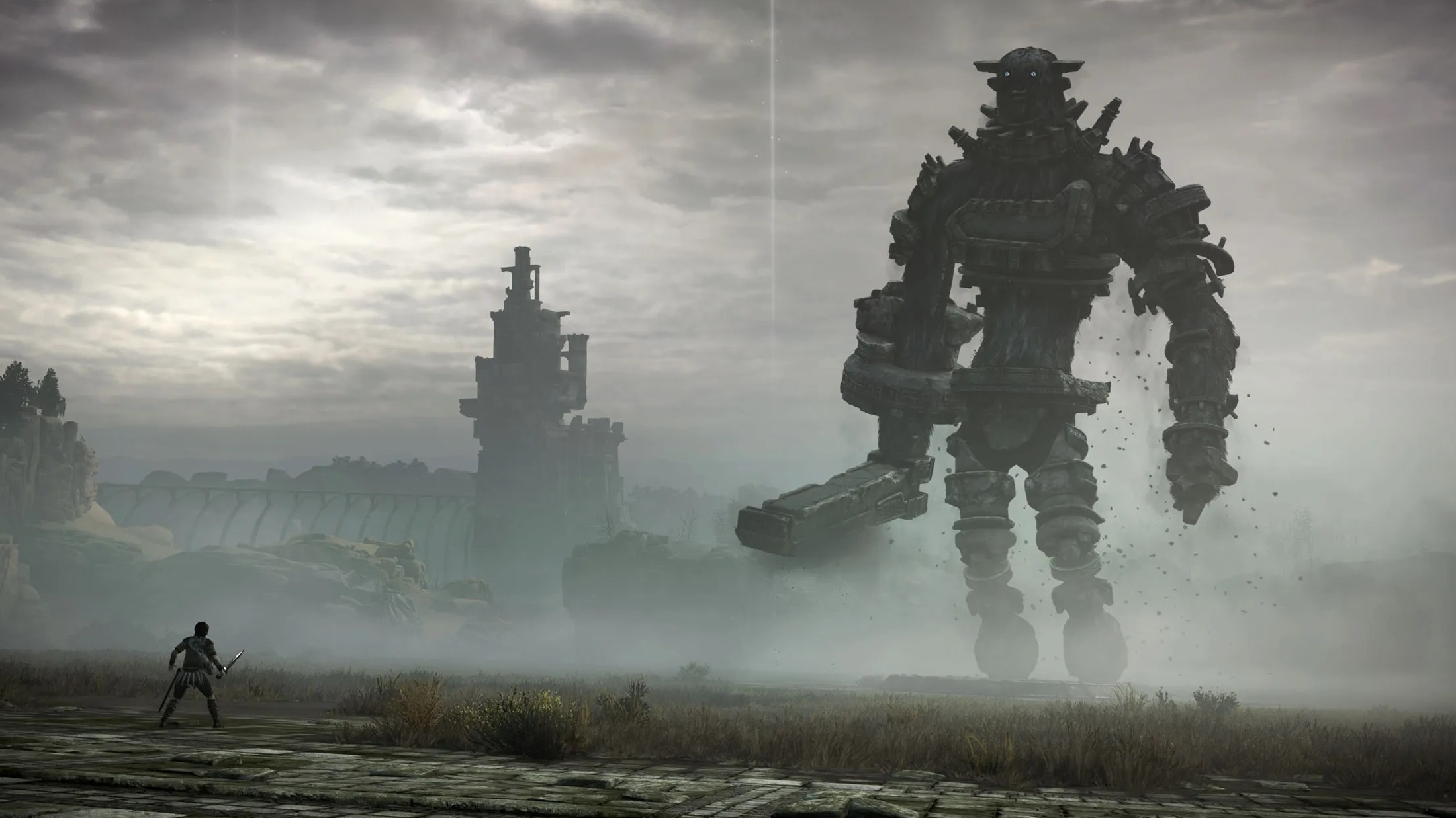Cropped shadow of the colossus