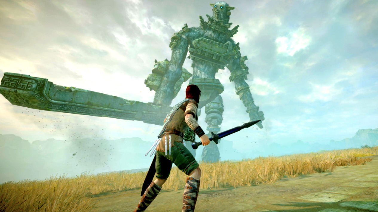 Cropped shadow of the colossus