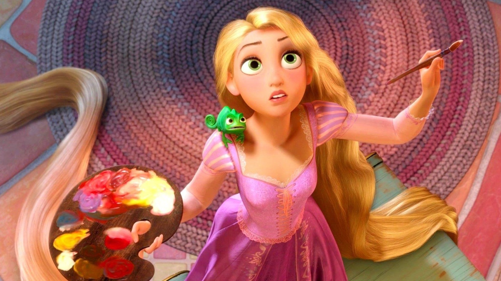 Cropped tangled rapunzel