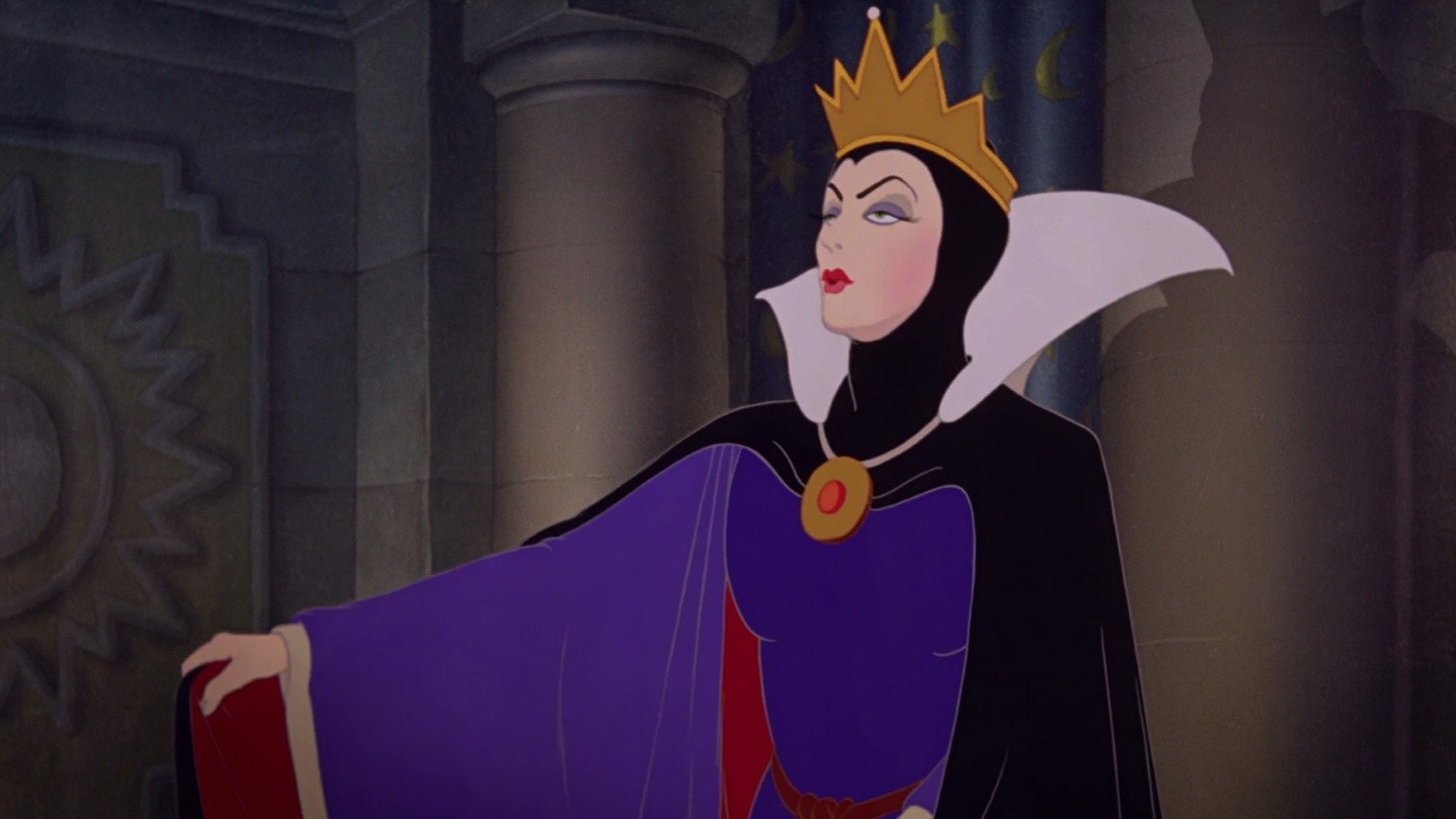 Cropped the evil queen snow white and the seven dwarfs
