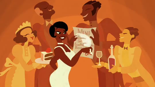 Cropped tiana princess drinks