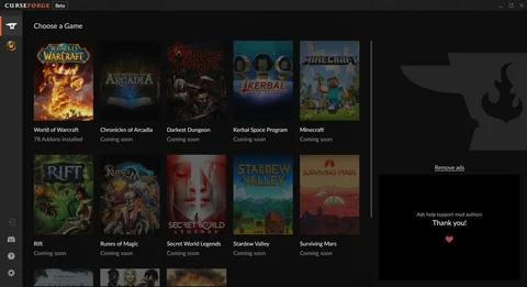 New Standalone CurseForge Client - Manage Addons without the