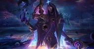 Dark cosmic jhin wallpaper