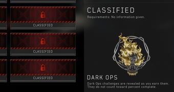 Dark ops challenges