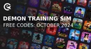 Demon training simulator codes october