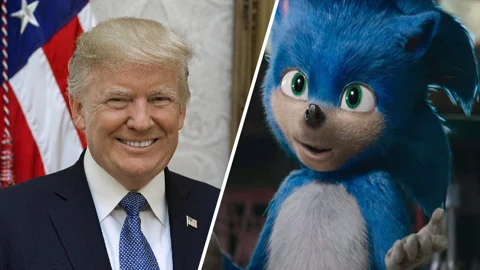 Donald trump sonic gettr