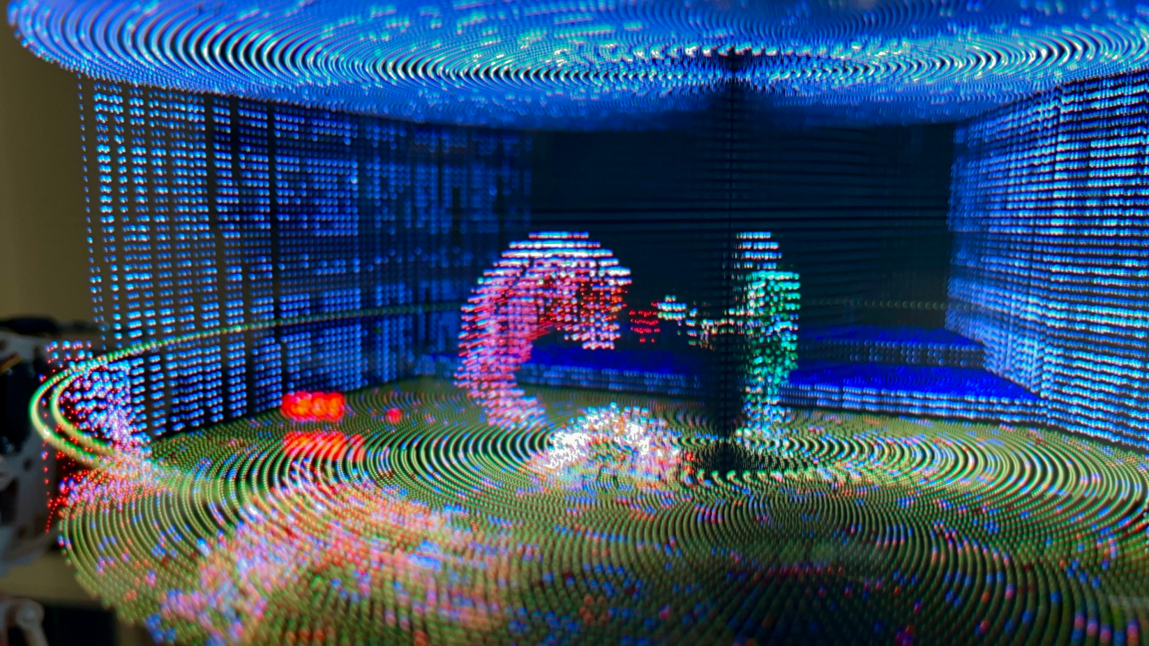 Doom on Volumetric Display