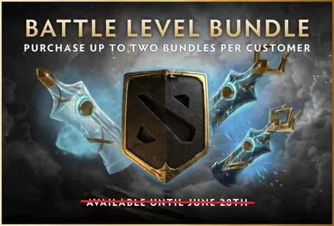 Dota 2 battle level bundle battle pass