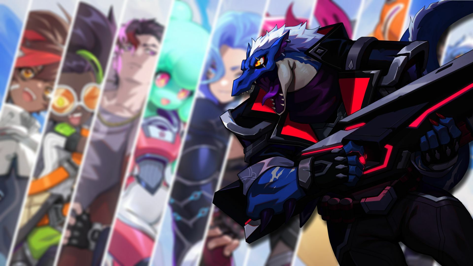 Drekar character art omega strikers