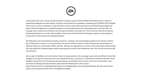 Ea sports ban kurt0411