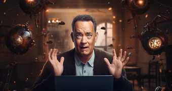 Earlygame Tom Hanks Warning people of AI