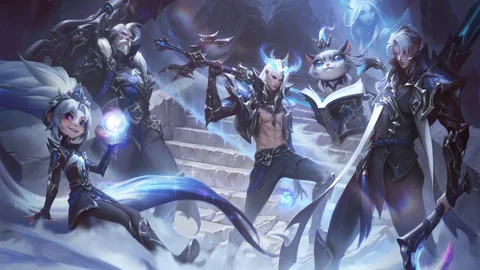 Edg aphelios graves viego yuumi zoe skin splash art