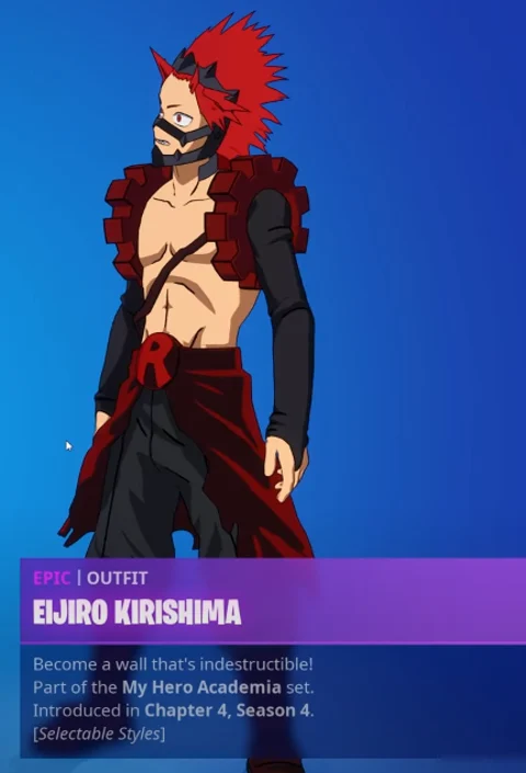 Eijiro kirishima fortnite