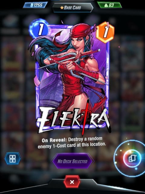 Electra with button