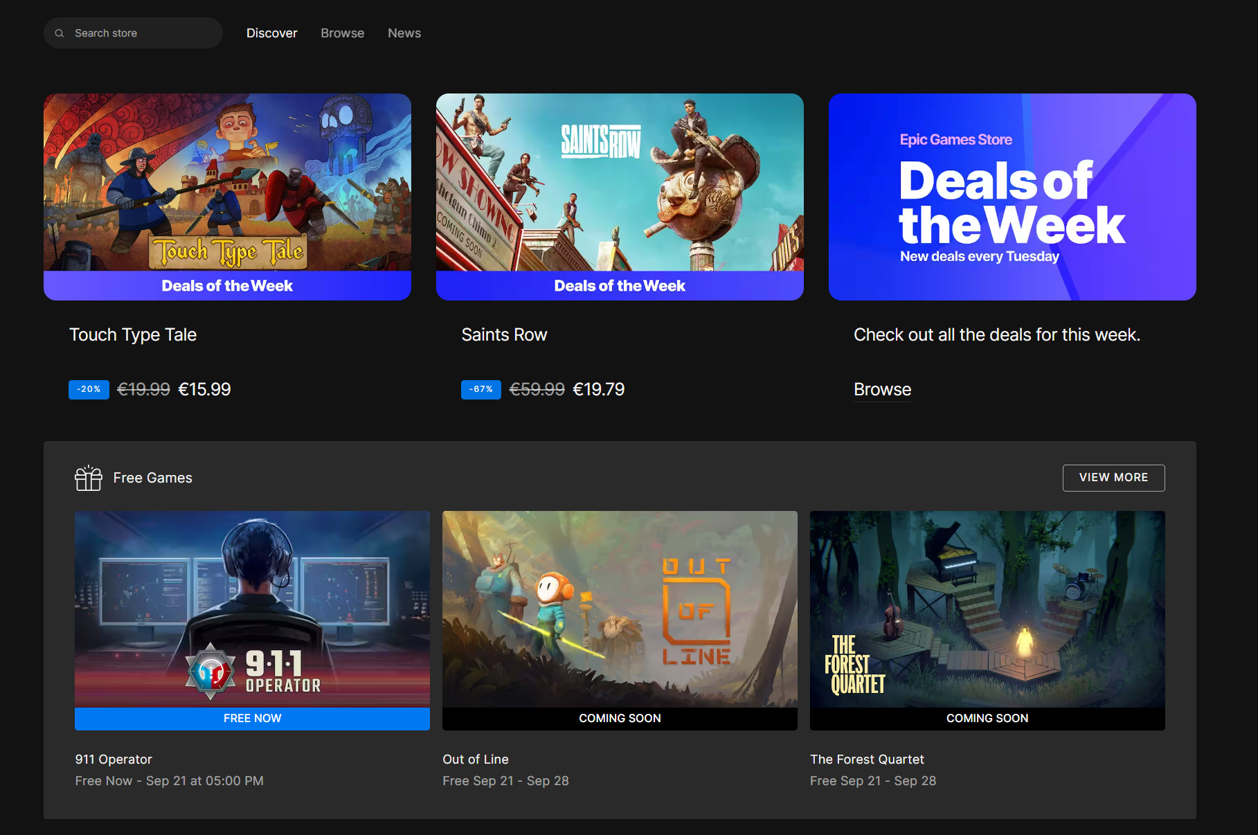 Epic Games Store: представлена ​​бесплатная игра недели