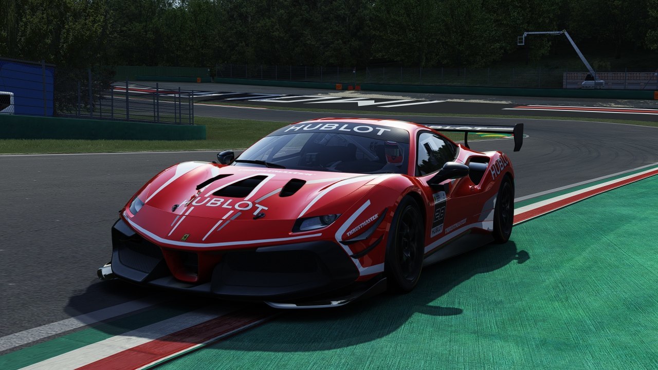 Ferrari 488 challenge evo imola assetto corsa