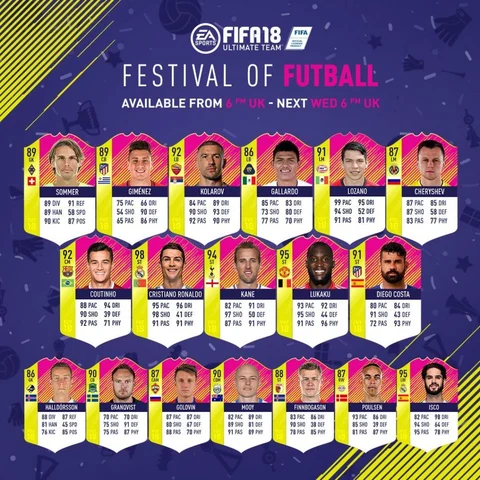 Fifa 18 festival of futball