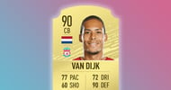 Fifa 2020 top ratings van dijk