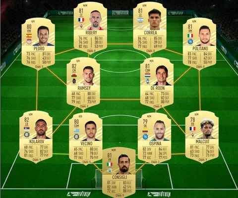 Fifa 21 james rodriguez player moments sbc team 1